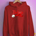 Believe Jingle Bell  Hoodie - Red